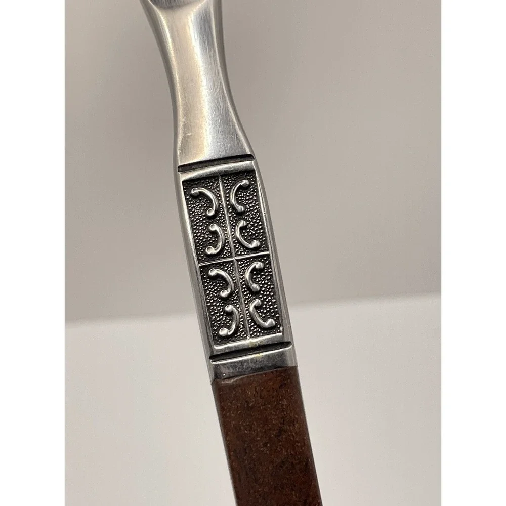 Set Of 8 Ekco Eterna LA JOYA Stainless Steel Japan Flatware Knives Wooden Handle